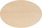 Unfinished Wood Oval Cutout Shape - Bag of 5, 10.5 x 6.5 Inch